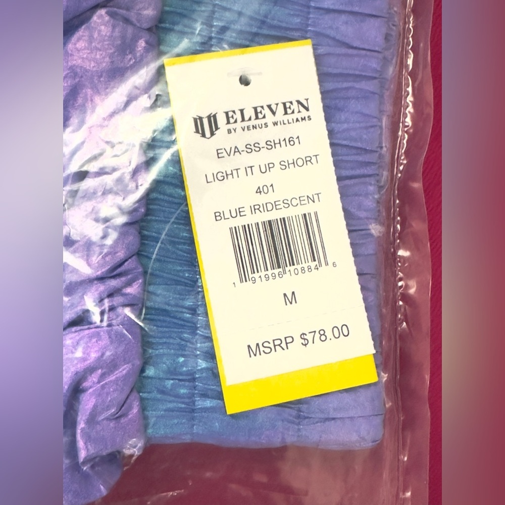 EleVen by Venus Williams Iridescent Athletic Shorts - Picture 8 of 9